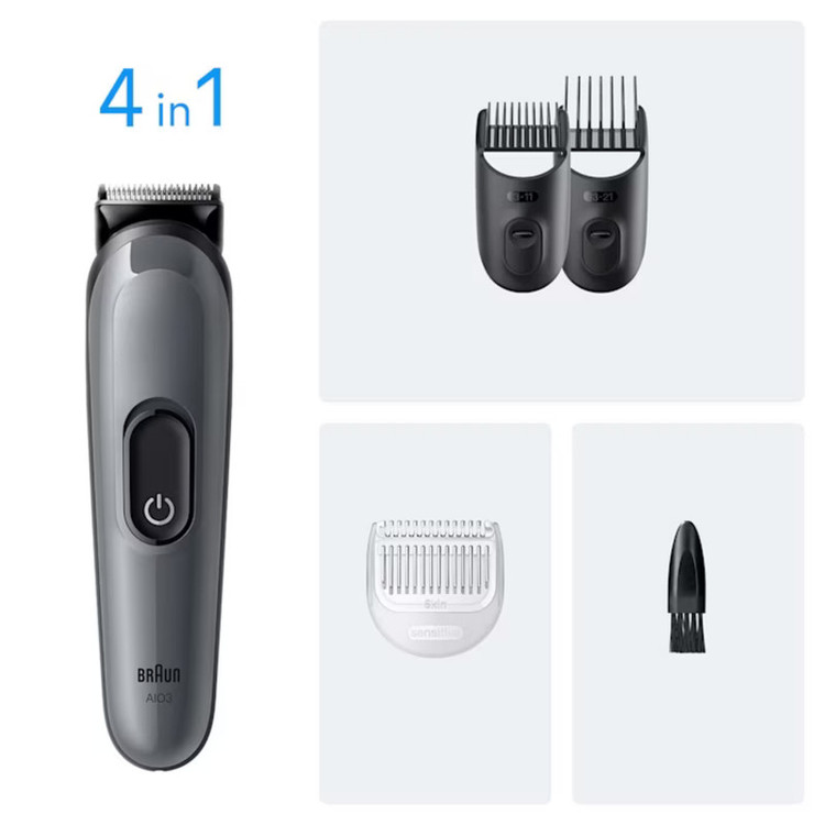 ماشین اصلاح موی سر و صورت شارژی براون مدل series 3 AIO3500
