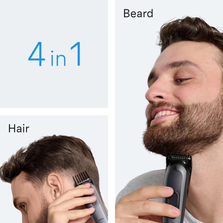 ماشین اصلاح موی سر و صورت شارژی براون مدل series 3 AIO3500