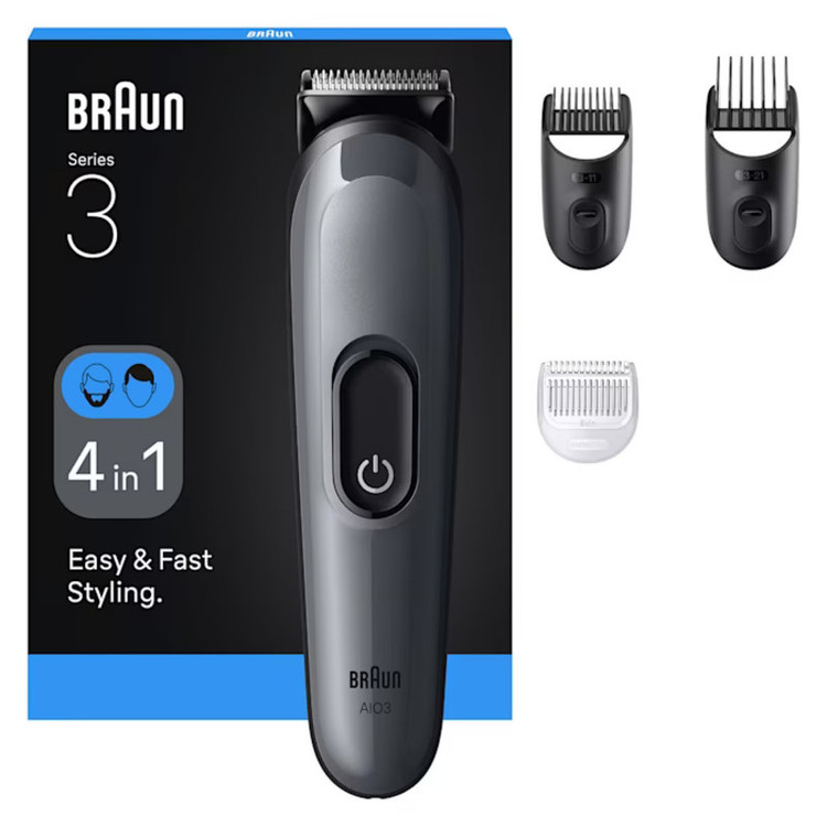 ماشین اصلاح موی سر و صورت شارژی براون مدل series 3 AIO3500