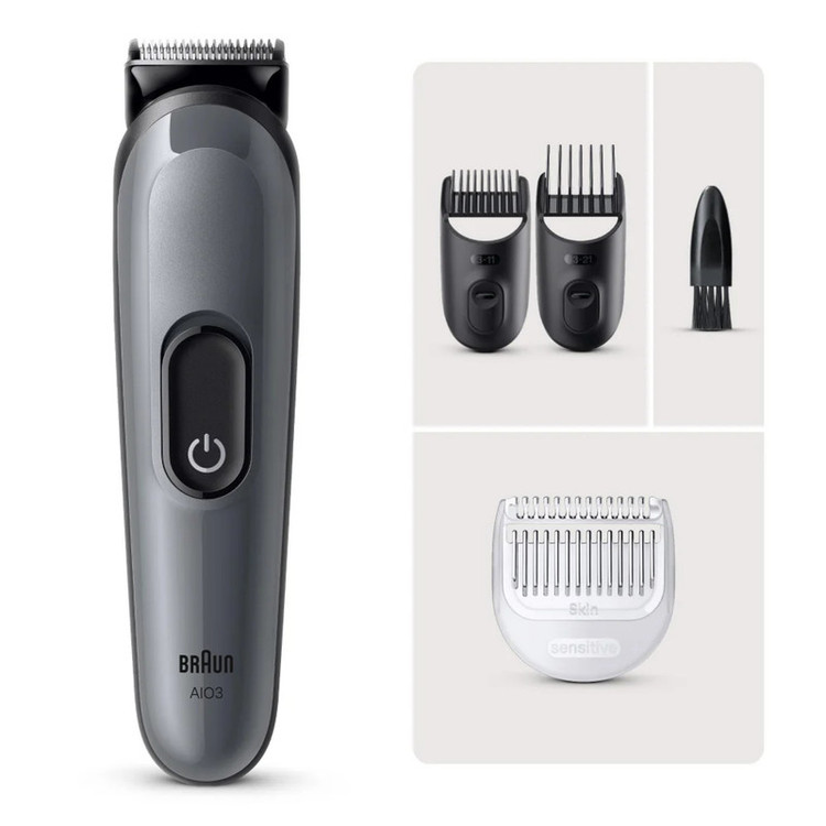 ماشین اصلاح موی سر و صورت شارژی براون مدل series 3 AIO3500